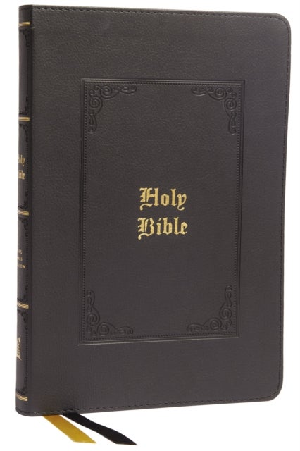 Bilde av Kjv Holy Bible: Large Print Thinline, Black Leathersoft, Red Letter, Comfort Print: King James Versi Av Thomas Nelson