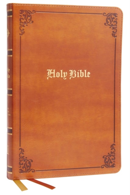 KJV, Thinline Bible, Large Print, Vintage Series, Leathersoft, Tan, Red Letter, Comfort Print - Holy Bible, King James Version