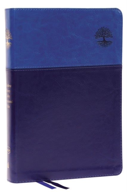 NKJV, Matthew Henry Daily Devotional Bible, Leathersoft, Blue, Red Letter, Comfort Print - 366 Daily Devotions by Matthew Henry