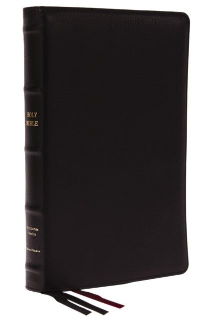 KJV Holy Bible: Large Print Thinline, Black Goatskin Leather, Premier Collection, Red Letter, Comfor - Holy Bible, King James Version