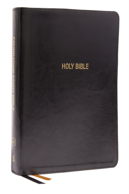 Bilde av Kjv, Foundation Study Bible, Large Print, Leathersoft, Black, Red Letter, Comfort Print Av Thomas Nelson