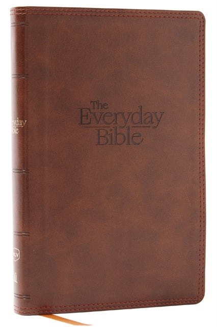 NKJV, The Everyday Bible, Brown Leathersoft, Red Letter, Comfort Print - 365 Daily Readings Through the Whole Bible