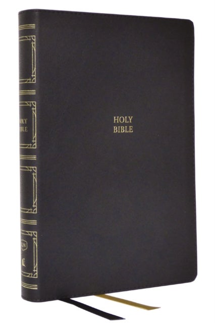 KJV, Paragraph-style Large Print Thinline Bible, Leathersoft, Black, Red Letter, Comfort Print - Holy Bible, King James Version