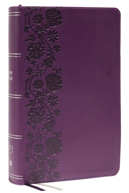 KJV, Personal Size Large Print Single-Column Reference Bible, Leathersoft, Purple, Red Letter, Thumb - Holy Bible, King James Version