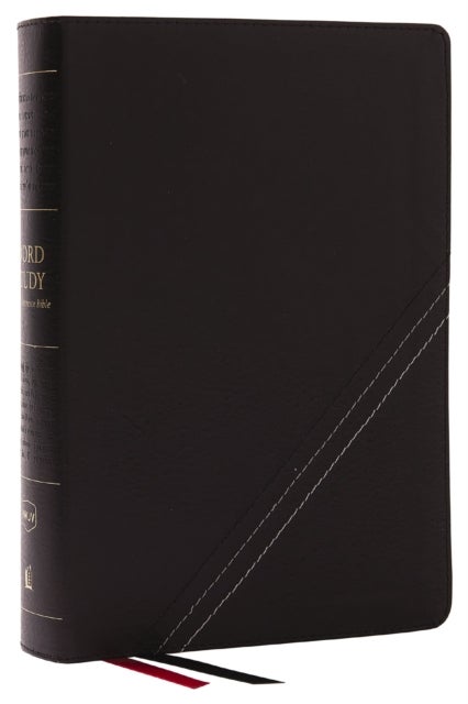 NKJV, Word Study Reference Bible, Bonded Leather, Black, Red Letter, Comfort Print - 2,000 Keywords that Unlock the Meaning of the Bible