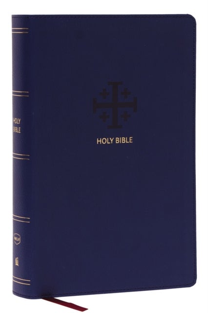 Bilde av Nkjv, End-of-verse Reference Bible, Personal Size Large Print, Leathersoft, Blue, Red Letter, Comfor Av Thomas Nelson