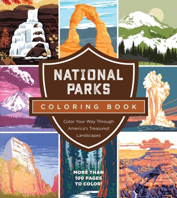Bilde av National Parks Coloring Book Av Editors Of Chartwell Books