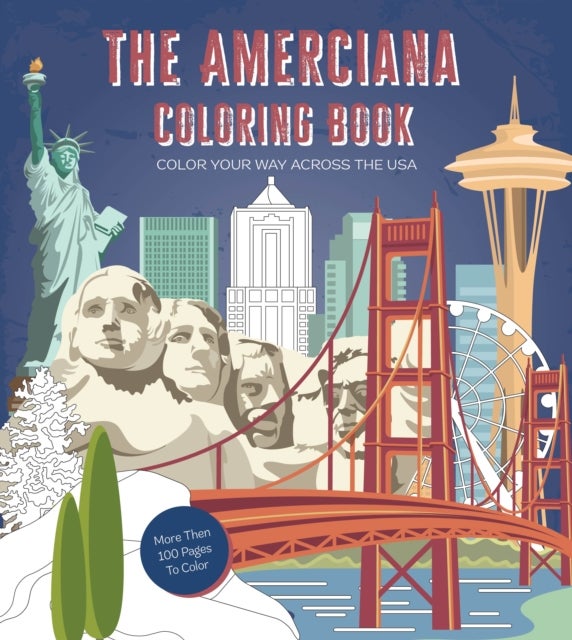 Bilde av Americana Coloring Book Av Editors Of Chartwell Books