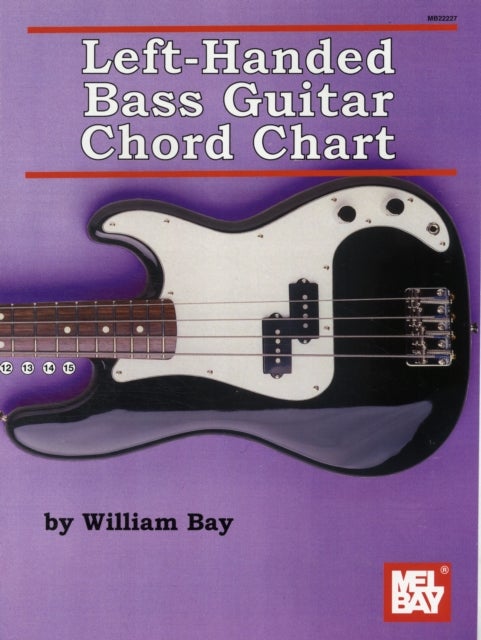 Bilde av Left-handed Bass Guitar Chord Chart Av William Bay