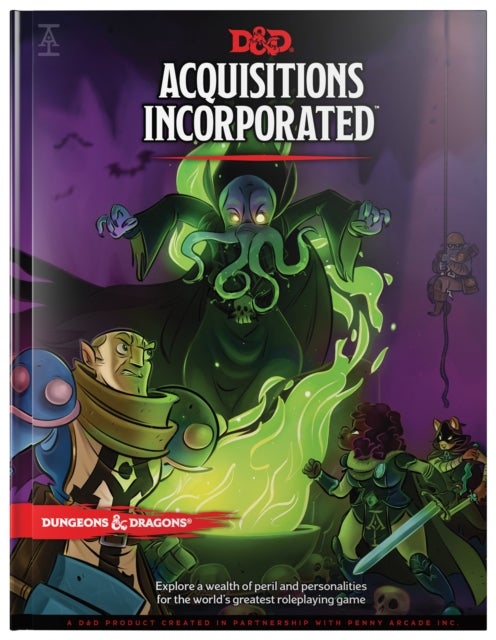 Bilde av Dungeons &amp; Dragons Acquisitions Incorporated Hc (d&amp;d Campaign Accessory Hardcover Book) Av Wizards Rpg Team