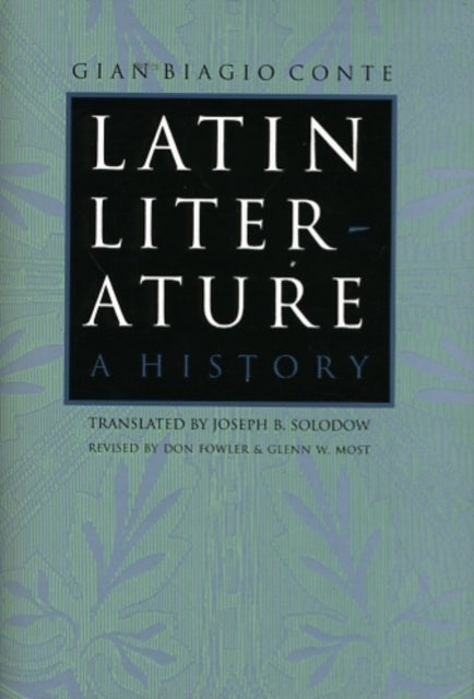 Latin Literature - A History