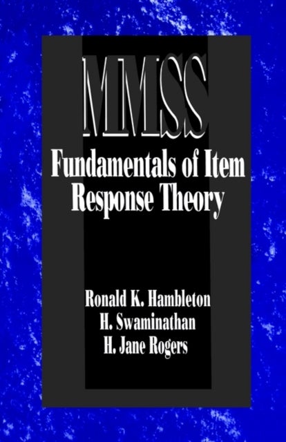 Bilde av Fundamentals Of Item Response Theory Av Ronald K. Hambleton