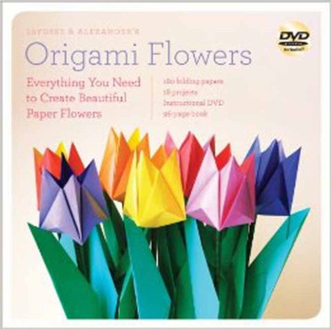 LaFosse & Alexander's Origami Flowers Kit - Lifelike Paper Flowers to Brighten Up Your Life: Kit with Origami Book, 180 Origami Papers, 20 Proje