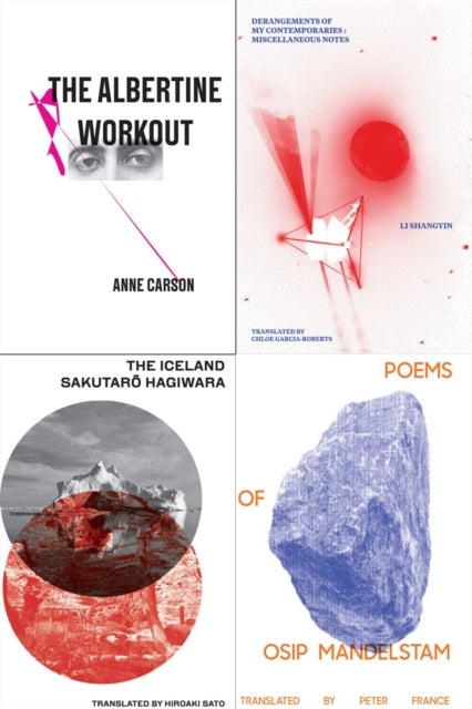 Bilde av Poetry Pamphlets 13-16 Av Anne (new Directions) Carson, Sakutaro Hagiwara, Osip Mandelshtam, Li Shangyin