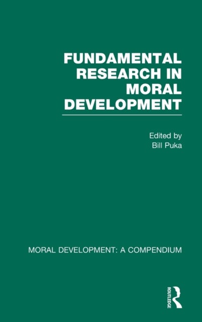 Bilde av Fundamental Research In Moral Development
