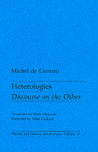 Heterologies - Discourse on the Other