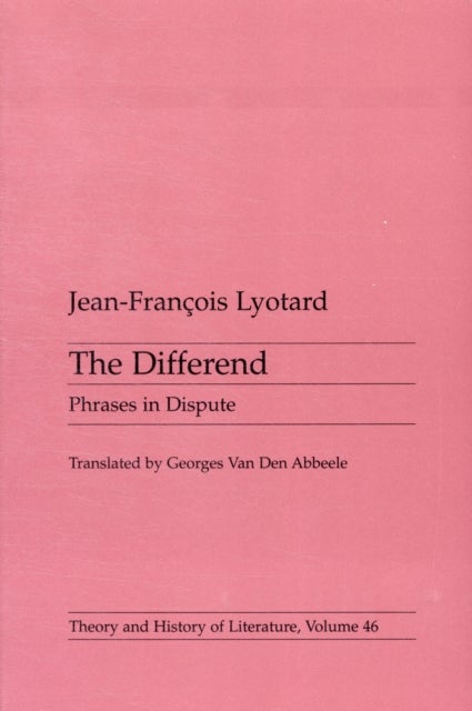 Differend - Phrases in Dispute