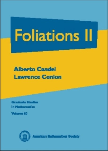 Bilde av Foliations, Volume 2 Av Alberto Candel, Lawrence Conlon