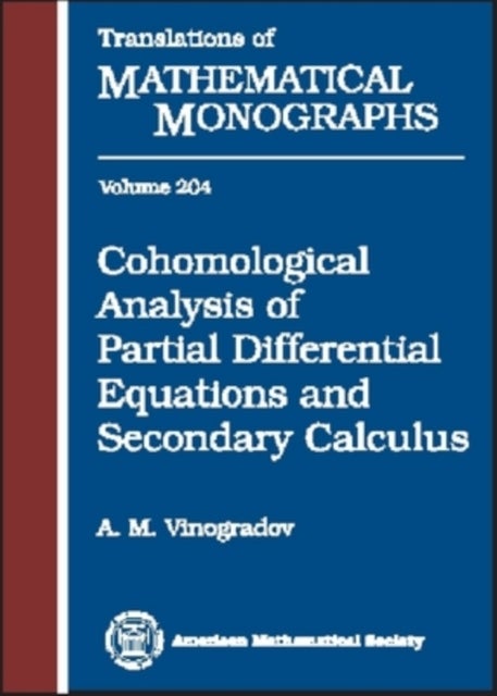 Bilde av Cohomological Analysis Of Partial Differential Equations And Secondary Calculus