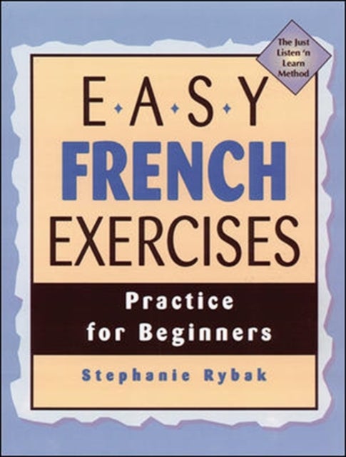 Bilde av Easy French Exercises Av Stephanie Rybak