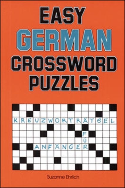 Bilde av Easy German Crossword Puzzles Av Suzanne Ehrlich