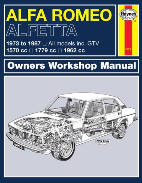 Alfa Romeo Alfetta (1973 - 1987) Haynes Repair Manual - 1973-87