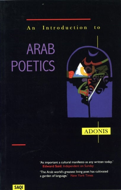 Bilde av An Introduction To Arab Poetics Av Adonis