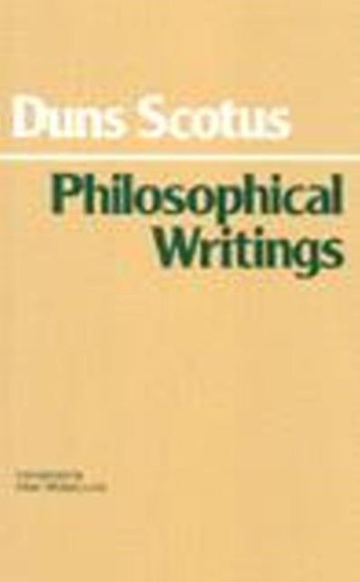 Bilde av Duns Scotus: Philosophical Writings Av John Duns Scotus