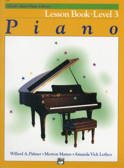 Bilde av Alfred&#039;s Basic Piano Library Lesson 3 Av Willard A Palmer, Morton Manus, Amanda Vick Lethco