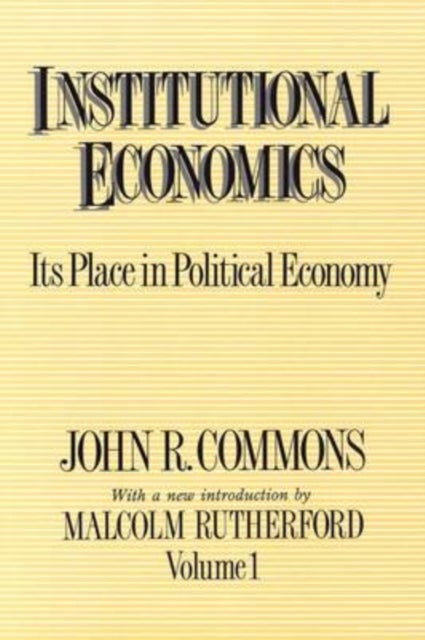 Bilde av Institutional Economics