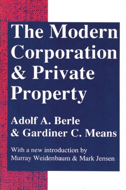 Bilde av The Modern Corporation And Private Property Av Gardiner Means