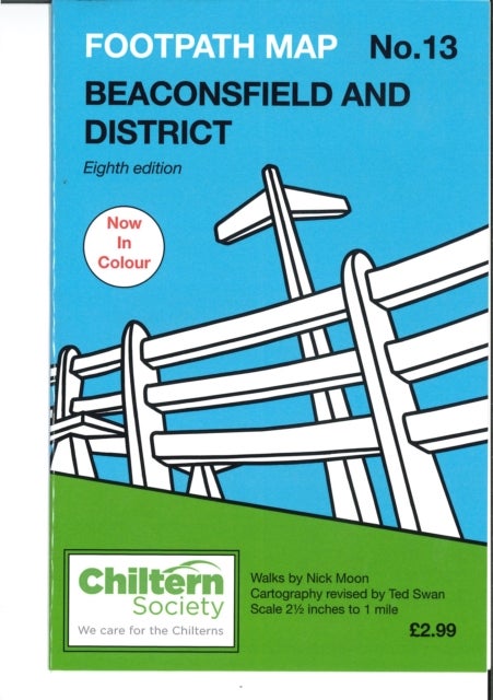 Bilde av Chiltern Society Footpath Map No. 13 Beaconsfield And District Av Nick Moon