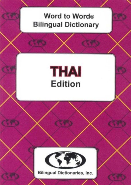 Bilde av English-thai &amp; Thai-english Word-to-word Bilingual Dictionary Av C. Sesma