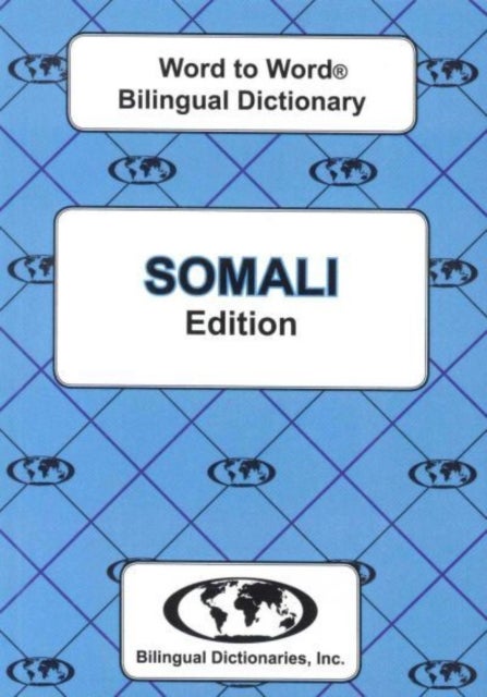 Bilde av English-somali &amp; Somali-english Word-to-word Dictionary Av C. Sesma