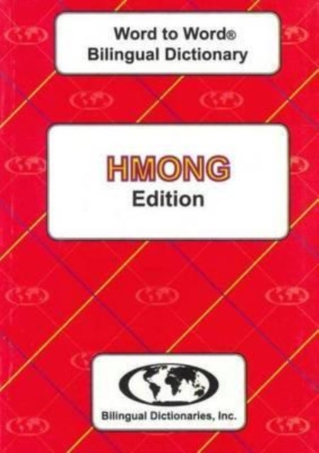 Bilde av English-hmong &amp; Hmong-english Word-to-word Dictionary Av C. Sesma, D. T. T. Trang