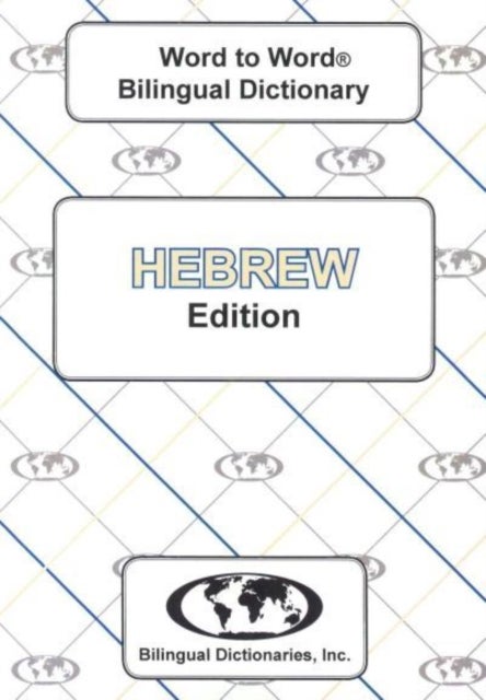 Bilde av English-hebrew &amp; Hebrew-english Word-to-word Dictionary Av C. Sesma, J. Starkman