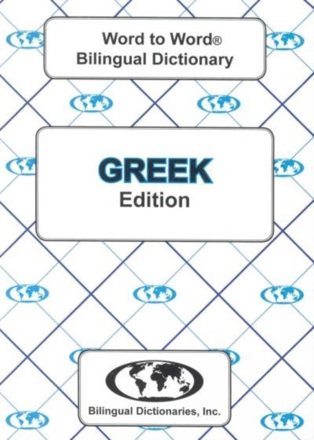 Bilde av English-greek &amp; Greek-english Word-to-word Dictionary Av C. Sesma