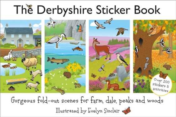 The Derbyshire - Gorgeous Fold-Out Scenes for Farm, Dale, Peaks and Woods