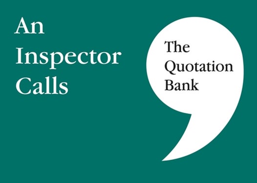 The Quotation Bank - An Inspector Calls GCSE Revision and Study Guide for English Literature 9-1