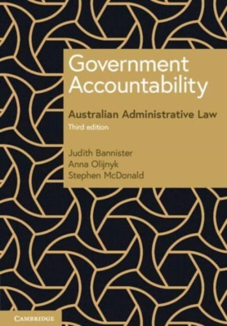 Bilde av Government Accountability Av Judith (flinders University Of South Australia) Bannister, Anna (university Of Adelaide) Olijnyk, Stephen (university Of