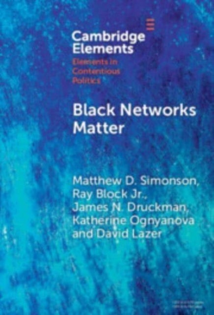 Bilde av Black Networks Matter Av Matthew David (hebrew University Of Jerusalem) Simonson, Ray (pennsylvania State University) Block Jr, James N. (northwestern