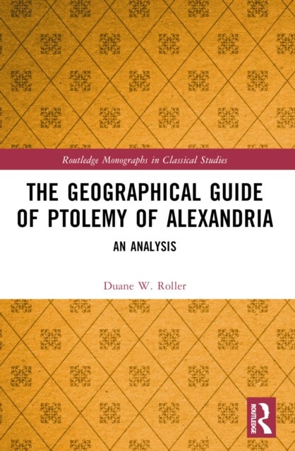 The Geographical Guide of Ptolemy of Alexandria - An Analysis