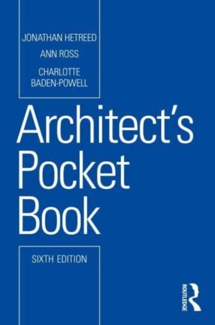 Bilde av Architect&#039;s Pocket Book Av Jonathan Hetreed, Ann Ross, Charlotte Baden-powell