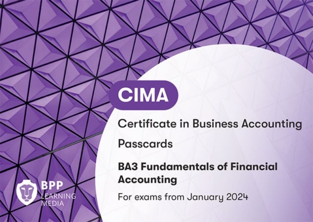 Bilde av Cima Ba3 Fundamentals Of Financial Accounting Av Bpp Learning Media