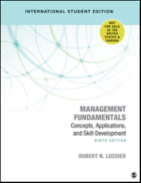 Management Fundamentals - International Student Edition - Concepts, Applications, and Skill Development