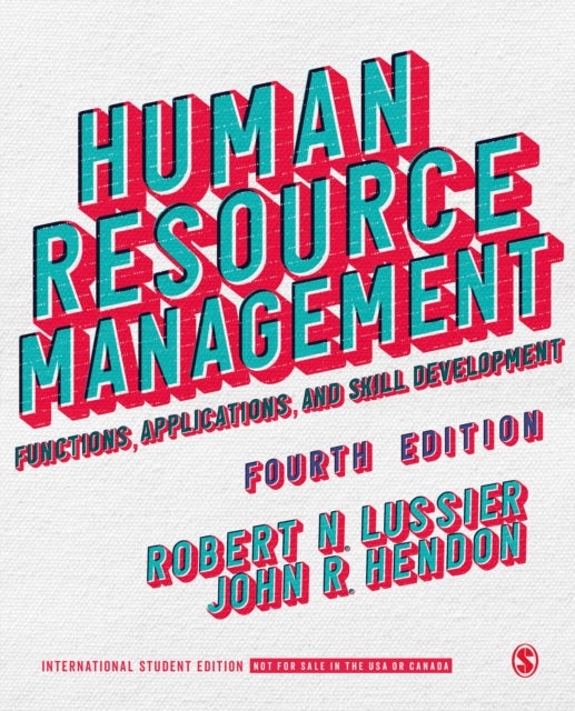Bilde av Human Resource Management - International Student Edition Av Robert N. Lussier, John R. Hendon