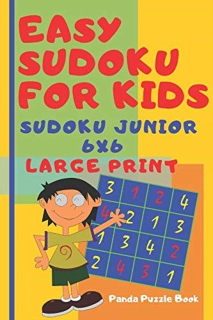 Bilde av Easy Sudoku For Kids - Sudoku Junior 6x6 - Large Print Av Panda Puzzle Book