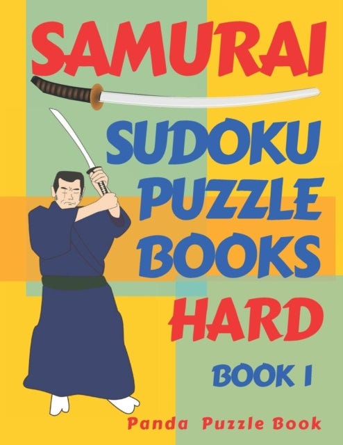 Bilde av Samurai Sudoku Puzzle Books - Hard - Book 1 Av Panda Puzzle Book