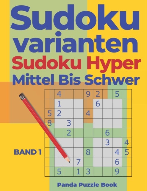 Bilde av Sudoku Varianten Sudoku Hyper Mittel Bis Schwer - Band 1 Av Panda Puzzle Book
