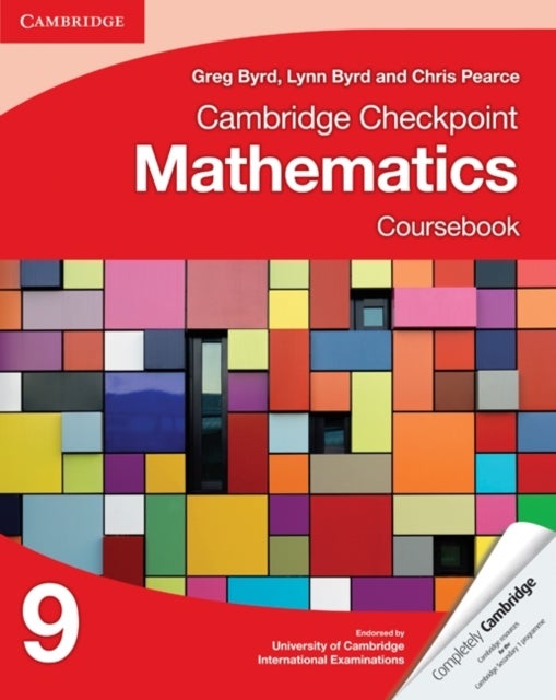 Bilde av Cambridge Checkpoint Mathematics Coursebook 9 Av Greg Byrd, Lynn Byrd, Chris Pearce